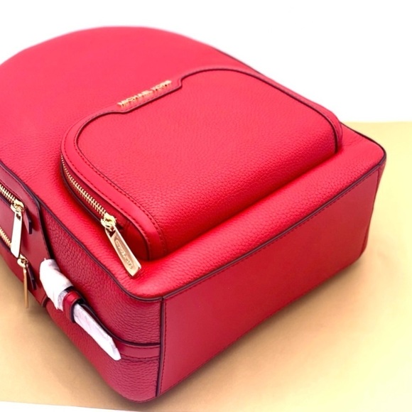 Michael Kors Jaycee Medium Backpack Bright Red (NWT) - Picture 5 of 7